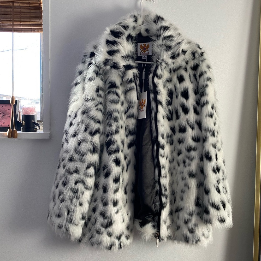 Faux fur jacket